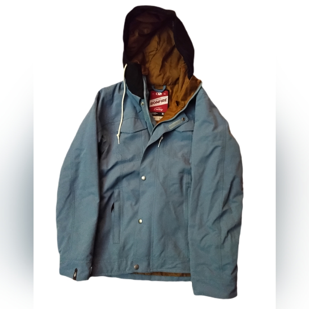 Bonfire Snowboarding Women's Extra Small Athletic Blue With Gold Lining Snow Ski